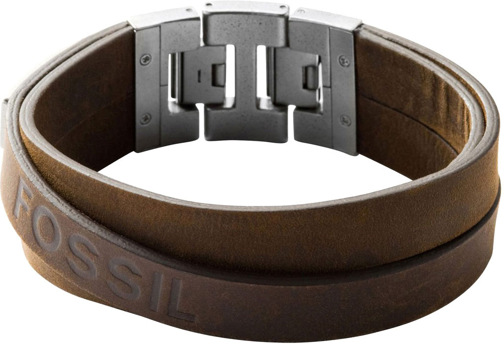 Мужской кожаный браслет Fossil JF84955040