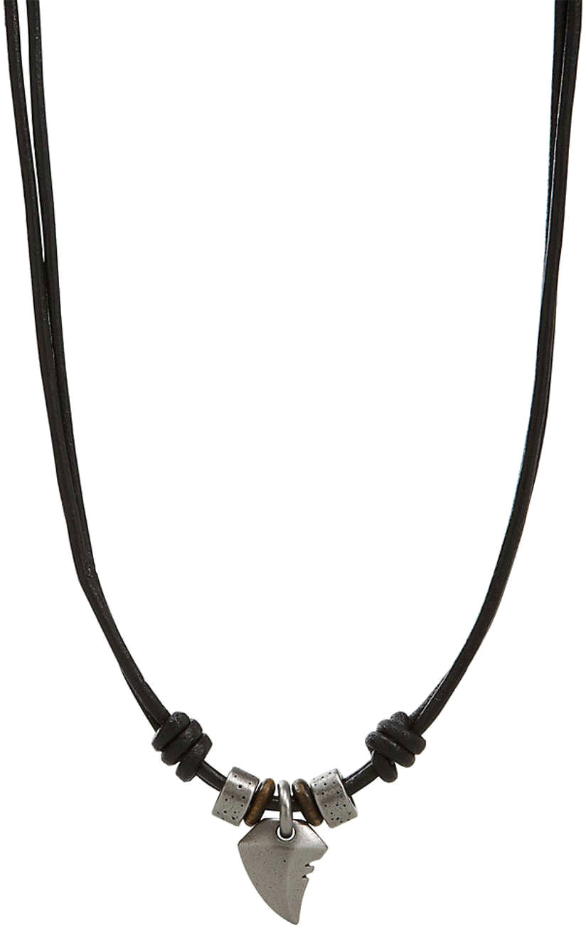 Мужской кожаный кулон Fossil JF85832040