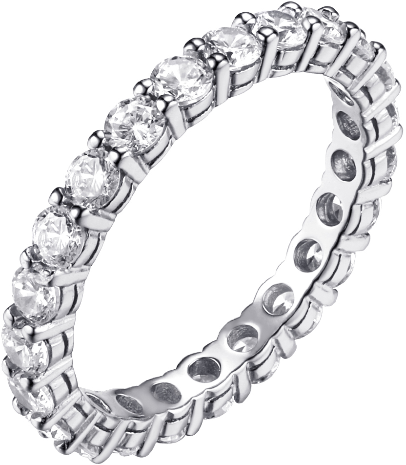 Серебряное кольцо Fresh Jewelry CZ-R00684-X-W-X-X-W с фианитами