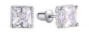 Серьги Fresh Jewelry CZ-E00950-X-W-W-X-W