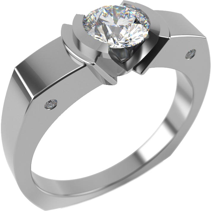 Серебряное кольцо GRAF КОЛЬЦОВ FJ-K32/S c фианитом