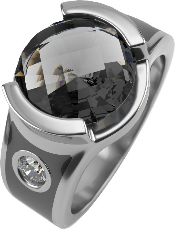 Мужской серебряный перстень GRAF КОЛЬЦОВ PN-k19/s с фианитами