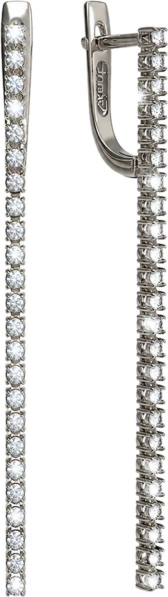Серьги из белого золота Grant 5601153-gr с бриллиантами