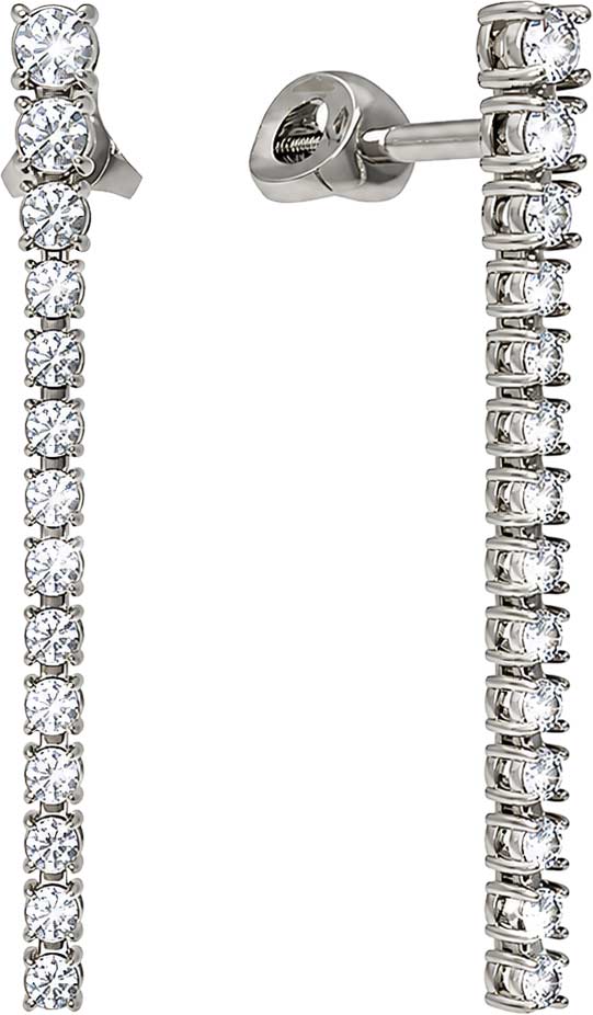 Серьги из белого золота Grant 5701218-gr с бриллиантами