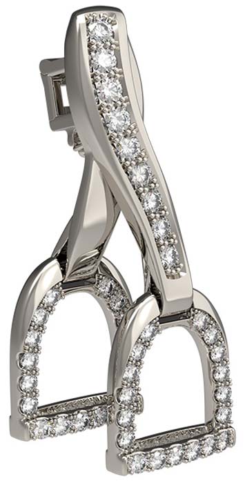 Подвеска из белого золота ''Год лошади'' Grant 5801163-gr с бриллиантами