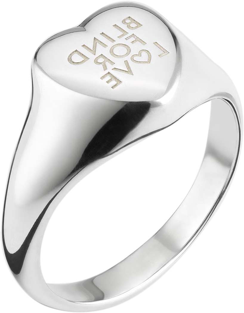 Женская серебряная печатка Gucci Blind For Love YBC854154001