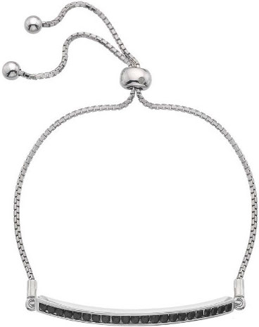 Серебряный браслет цепь Hot Diamonds DL516 с бриллиантом, фианитами