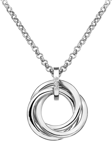 Серебряный кулон Hot Diamonds DP543 c бриллиантом
