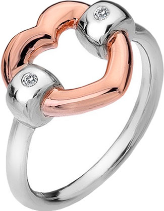 Серебряное кольцо Hot Diamonds DR130 с бриллиантами