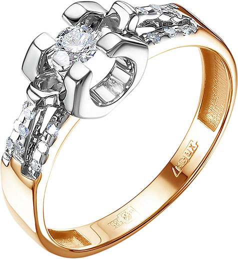 Золотое кольцо Империал K0927-0120 с бриллиантами