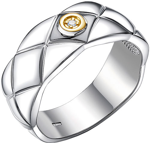 Серебряное кольцо Империал K1578/Ag-620POZ с бриллиантом
