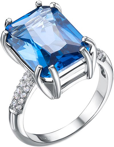 Серебряное кольцо Империал K2114/Ag-680/5 с кубическим цирконием
