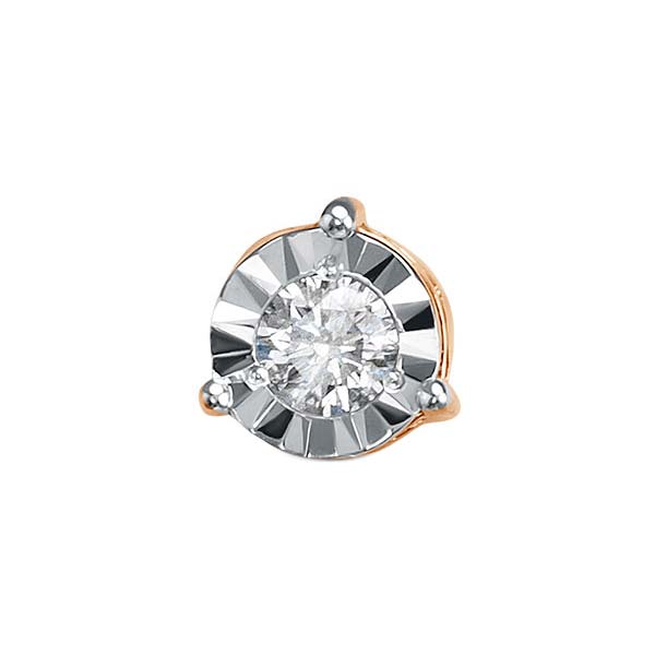Золотой кулон Империал P2543-120 с бриллиантом