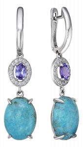 Серьги Империал S1579JU/Ag-618/7