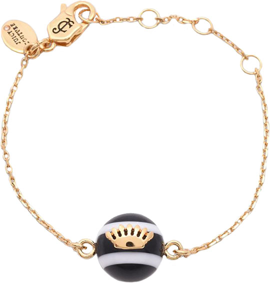 Латунный браслет цепь Juicy Couture WJW117879/712 с кубическим цирконием