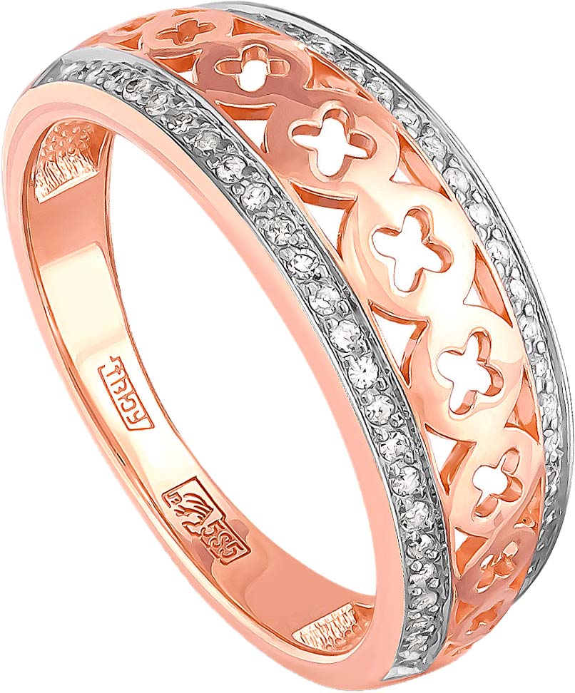 Золотое кольцо Kabarovsky 1-0473-1000 c бриллиантом