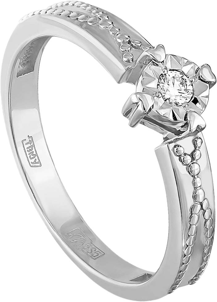 Помолвочное кольцо из белого золота Kabarovsky 1-1446-1000 с бриллиантом