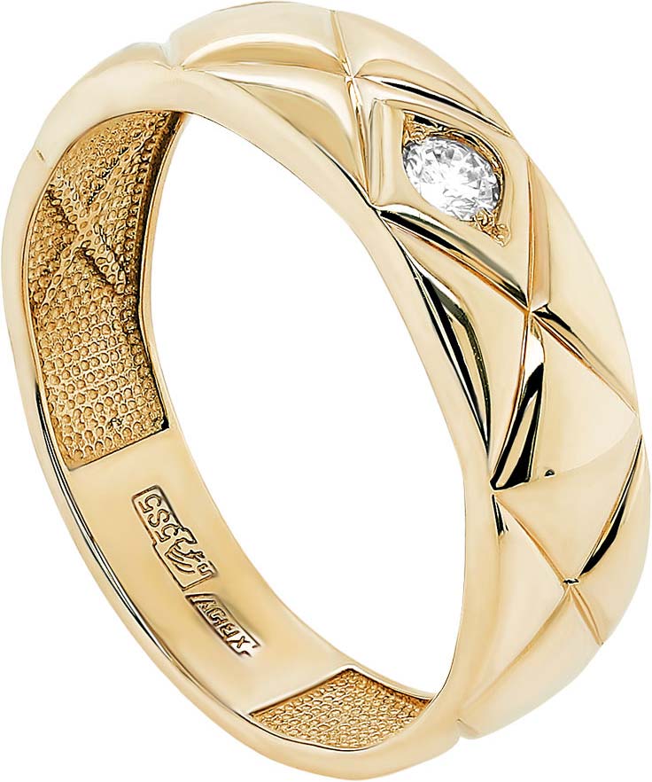 Золотое кольцо Kabarovsky 1-2519-1000 c бриллиантом