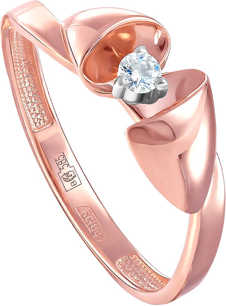 Золотое кольцо Kabarovsky 11-01307-1000 c бриллиантом