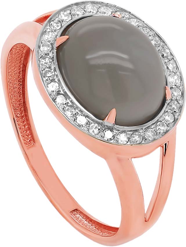 Женский золотой перстень Kabarovsky 11-01447-8700 с лунным камнем, бриллиантами