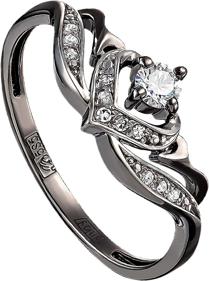 Кольцо корона из белого золота Kabarovsky 11-11211-1089 с бриллиантами