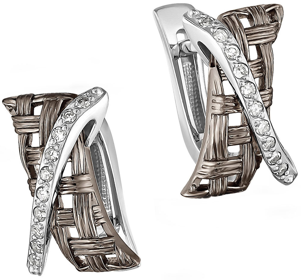 Серьги из белого золота Kabarovsky 12-11040-1000 с бриллиантами