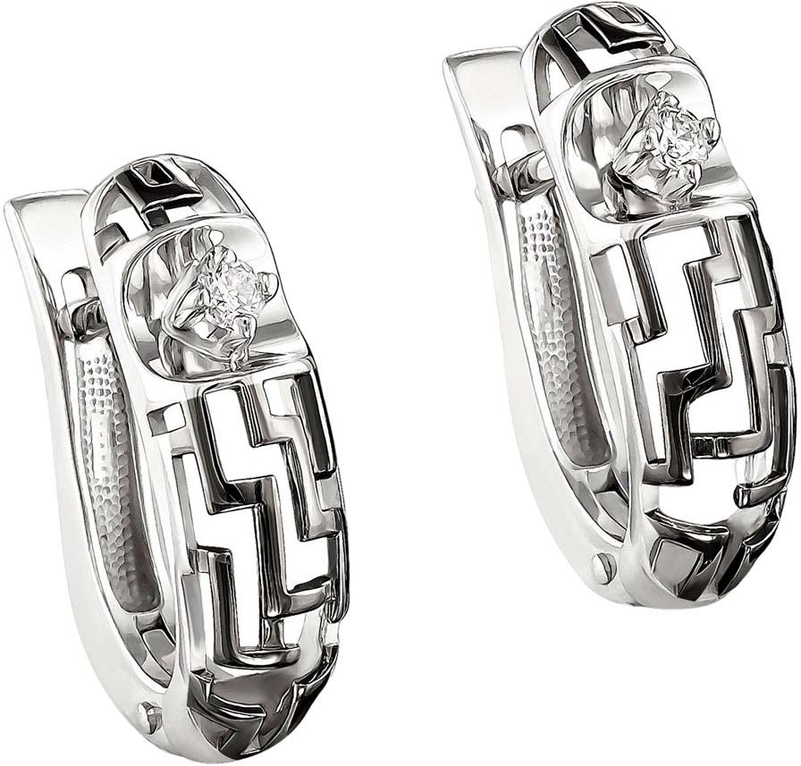 Серьги из белого золота Kabarovsky 12-1933-1000 с бриллиантами