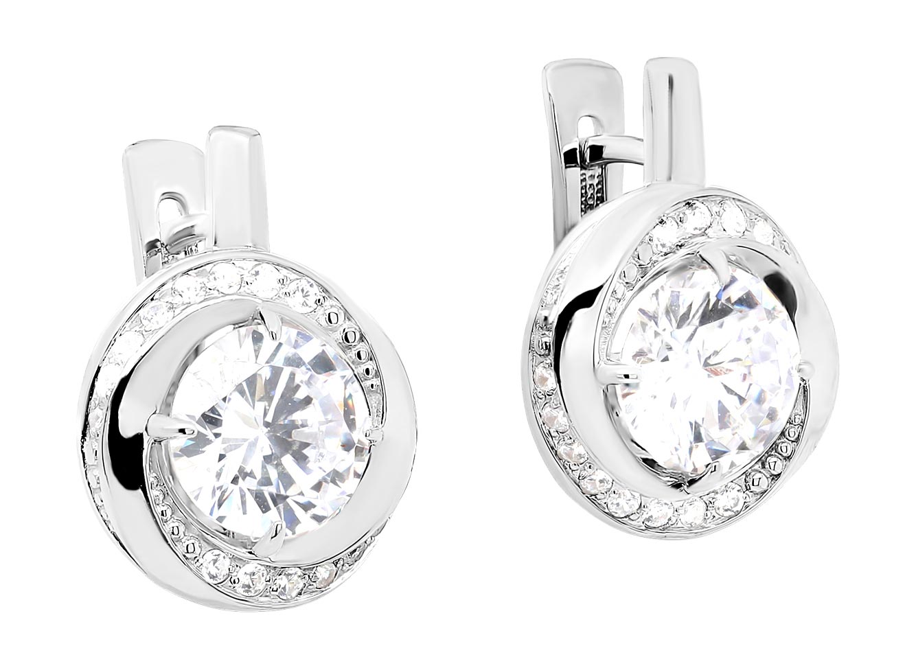 Серебряные серьги Kabarovsky 12-402-7900 с фианитами