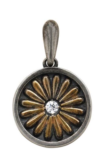 Серебряная подвеска Kabarovsky 13-383-7983 с фианитом