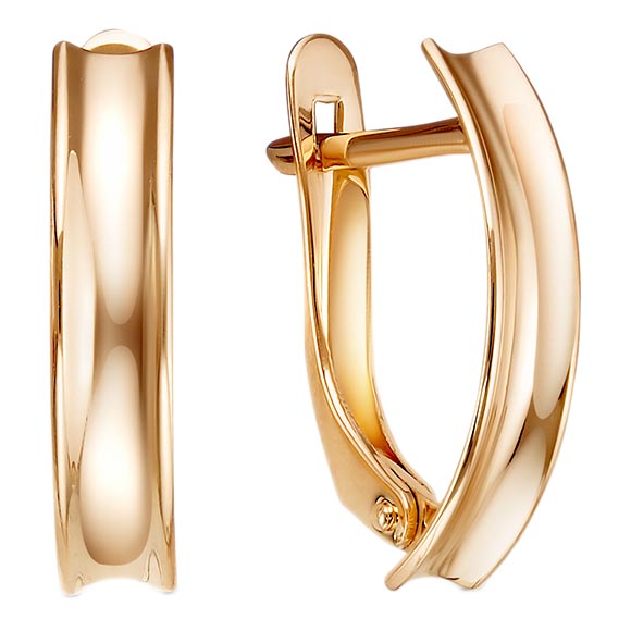 Золотые серьги Delta jewelry 2203363-d