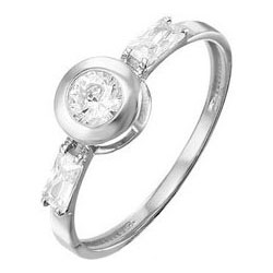 Серебряное кольцо Delta jewelry S113894 с фианитами