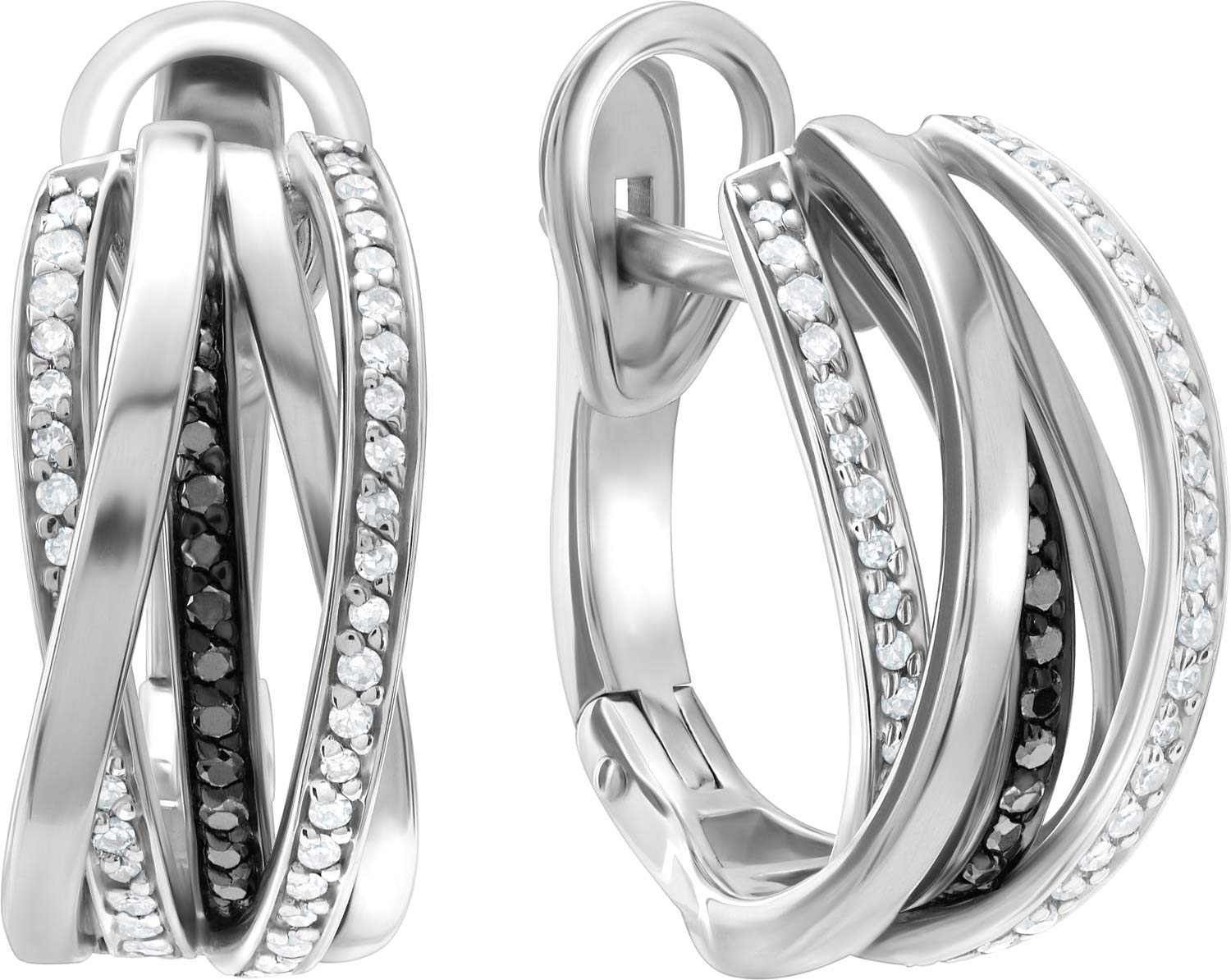 Серьги из белого золота La Nordica 19-15-3000-07502 с бриллиантами