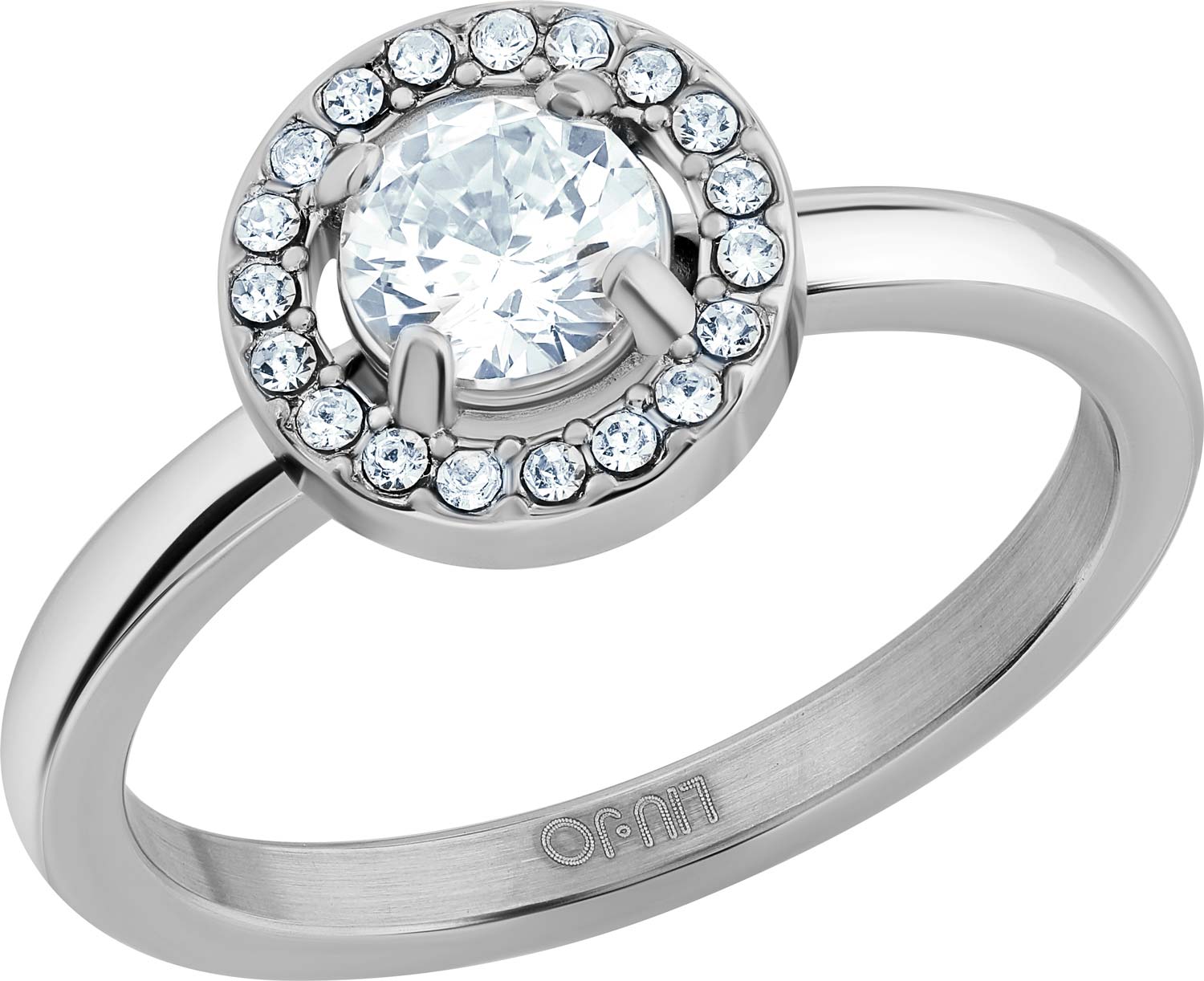 Стальное кольцо LIU JO LJ2260 с фианитами