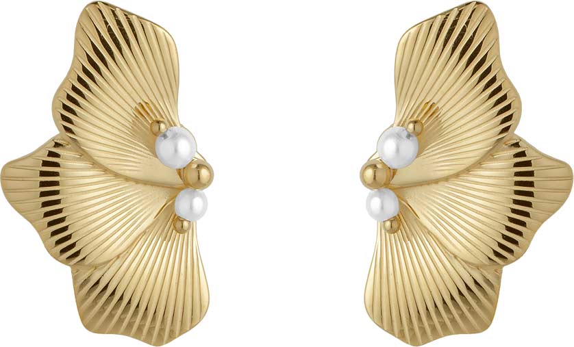 Стальные серьги LIU JO LJ3079 c искусственным жемчугом