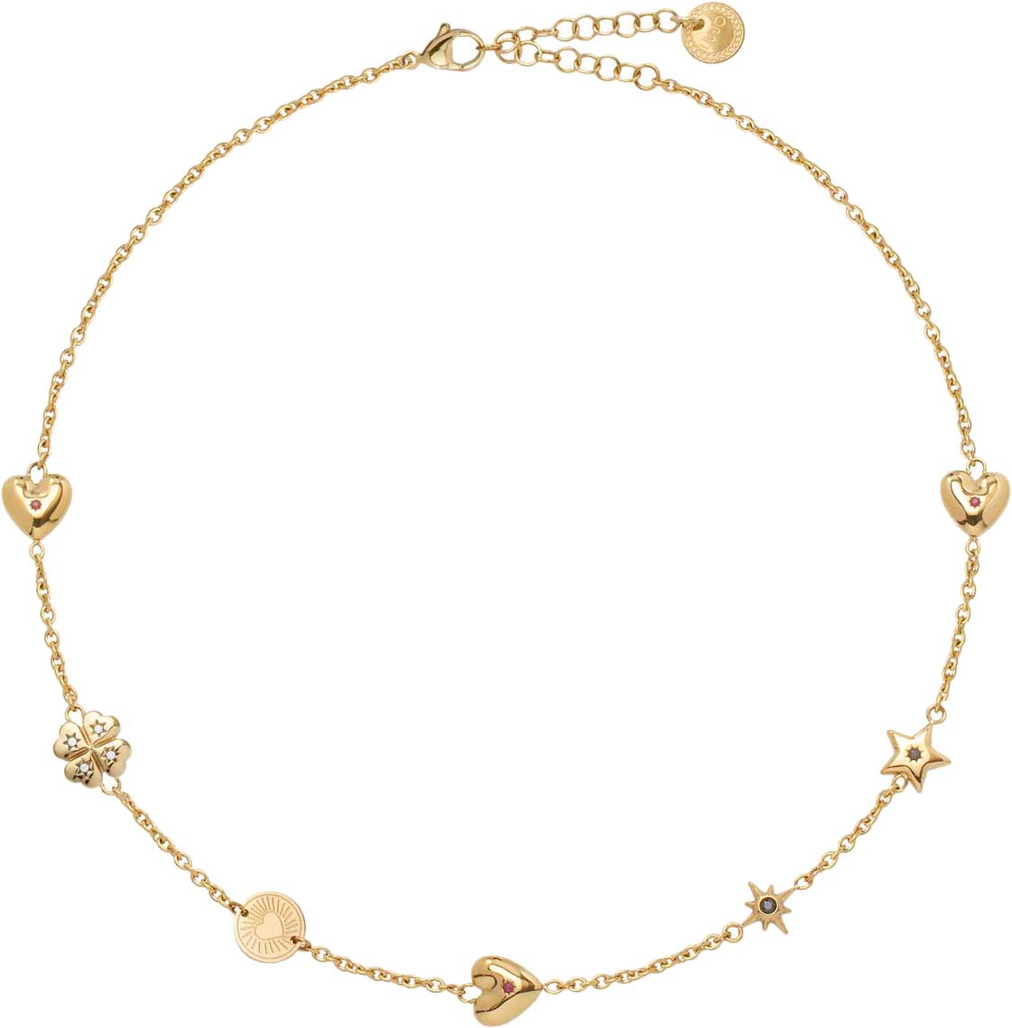 Стальное колье LIU JO LJ3176 c фианитом