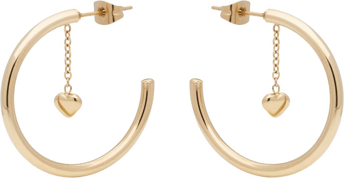 Стальные серьги полукольца с подвесками LIU JO LJ3196