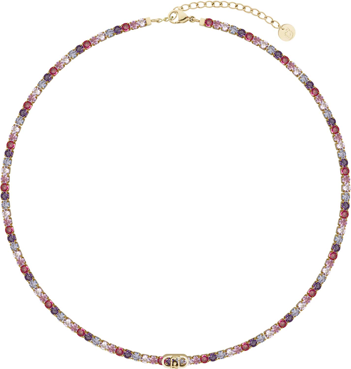 Стальное ожерелье LIU JO LJ3213 с фианитами