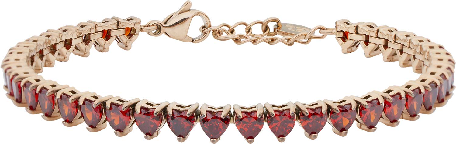 Стальной теннисный браслет LIU JO LJ3226 с фианитами