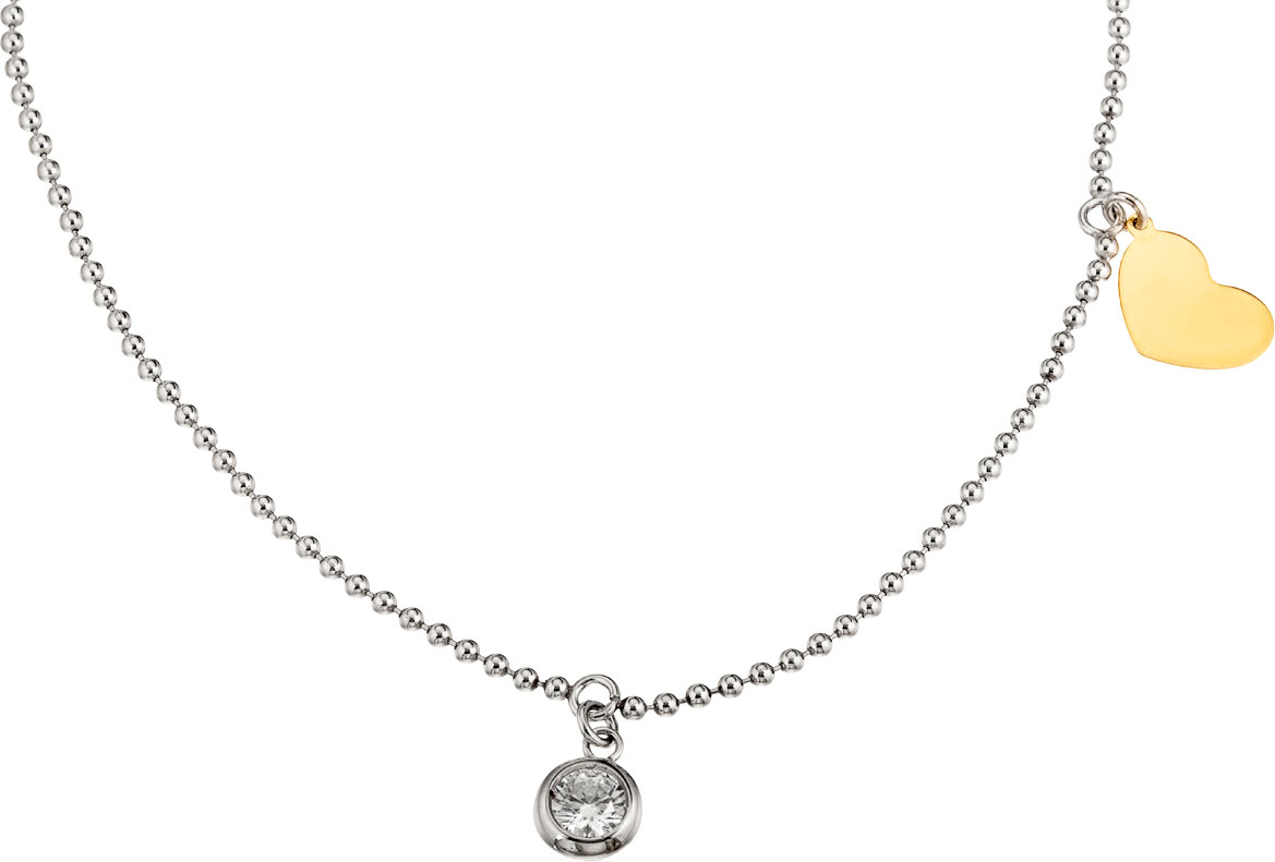 Серебряное колье с подвесками Madde ICh909Nwg-0002 с кубическим цирконием