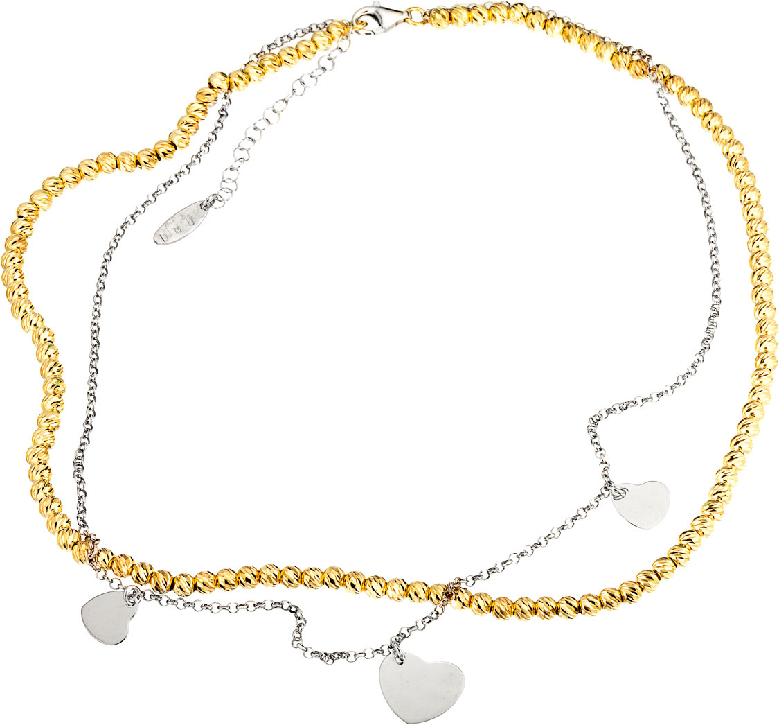 Серебряное колье с подвесками Madde ICh909Nwg-2766