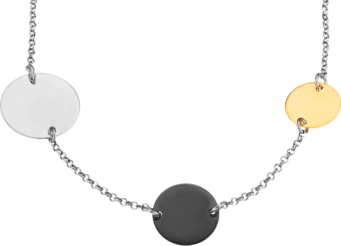 Серебряное колье Madde ICh909Nwgb-0123