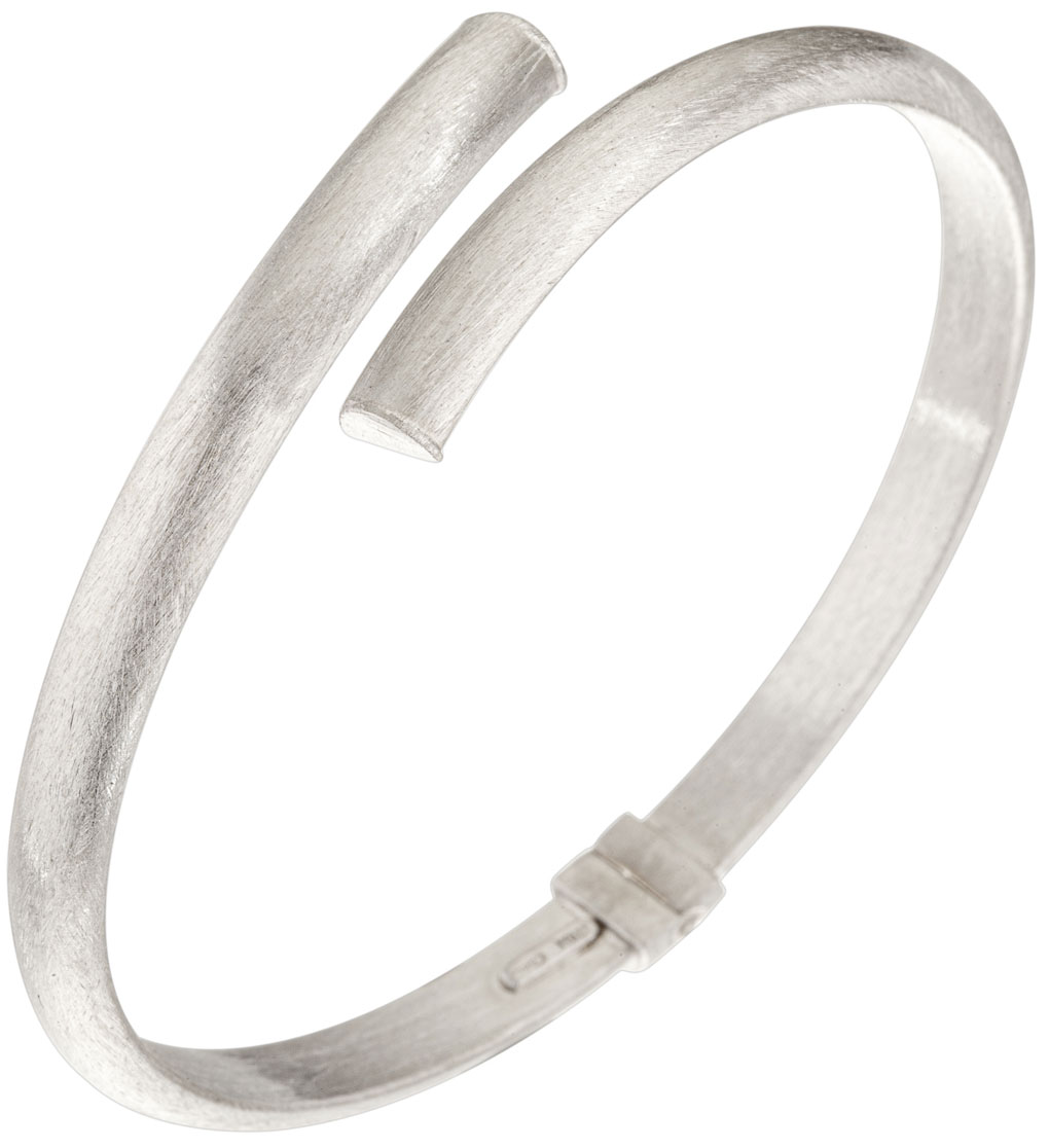 Серебряный жесткий браслет Madde ISt001Bw-2061-st
