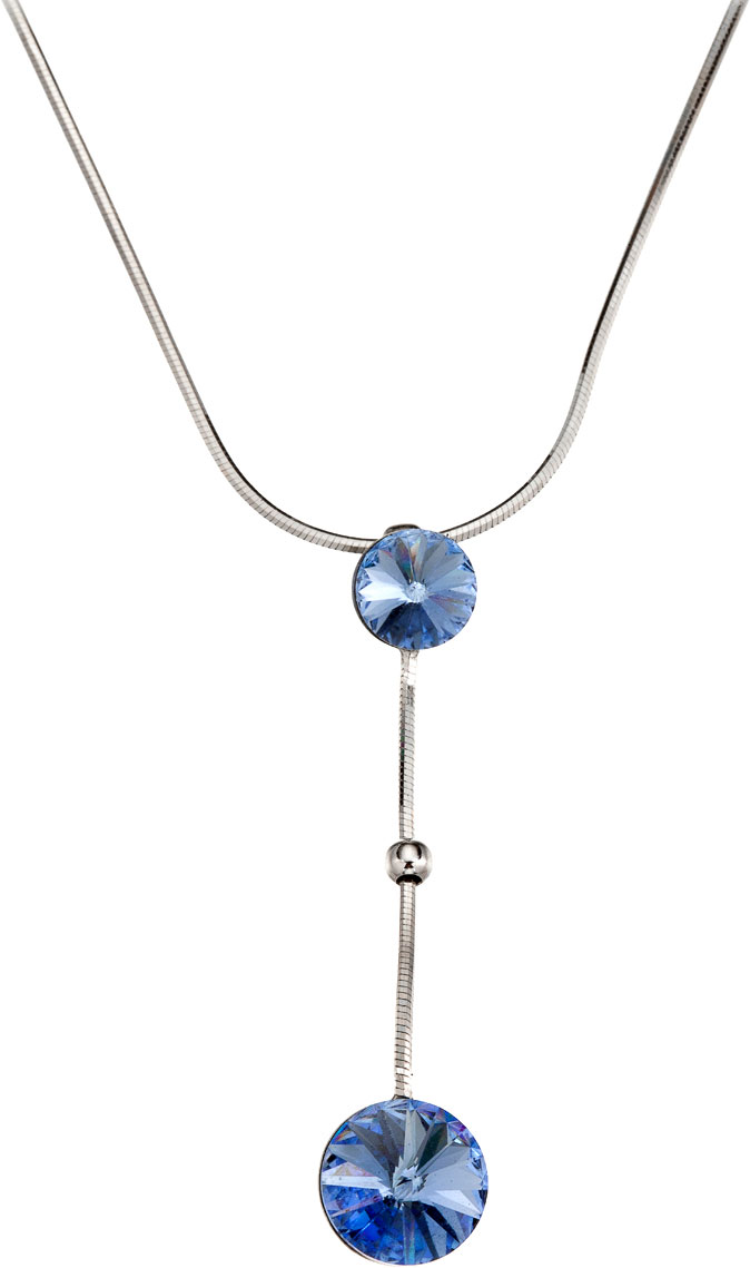Серебряное колье с подвеской Madde ITu903N-1176sp с кристаллами Swarovski