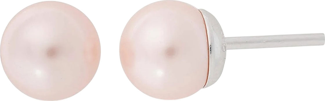 Серебряные серьги пусеты-гвоздики Majorica 00322.11.2.E00.000.1 с жемчугом