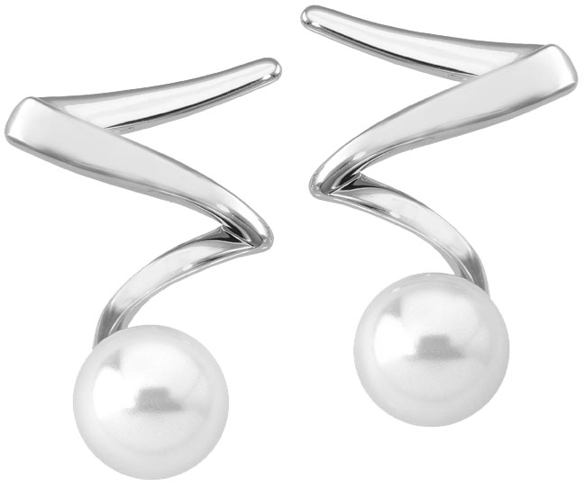 Серебряные серьги Majorica 16147.01.2.000.010.1 с органическим жемчугом