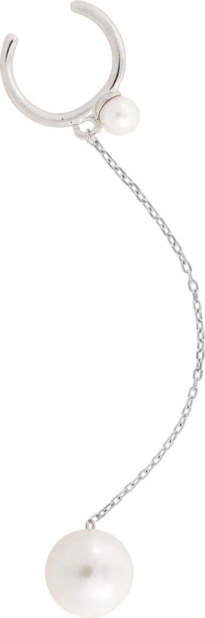 Серебряные серьги-каффы Majorica 17293.01.2.E00.906.1 с жемчугом