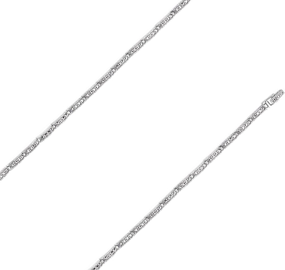 Серебряный браслет цепь Марказит BR313-mr с марказитами Swarovski