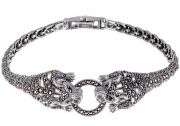 Браслет Марказит BR572-granat-mr