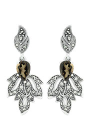 Серьги Марказит HE955-topaz-rauh-mr
