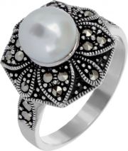 Кольцо Марказит HR1221-zhemchug-mr